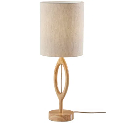 Adesso Mayfair Natural Wood Table Lamp