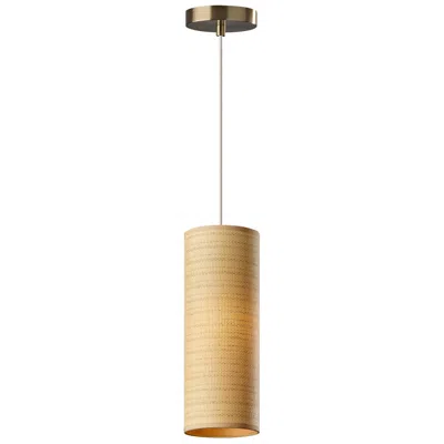 Adesso Mendoza Pendant - Antique Brass In Animal Print