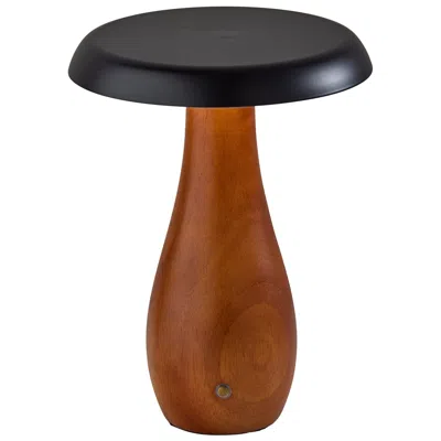 Adesso Naya Cordless Led Table Lamp- Walnut