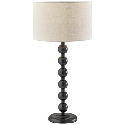Adesso Orchard 28 1/4" Modern Black Wood Buffet Table Lamp