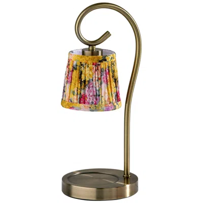 Adesso Perry Candlewarmer Lamp In Gold