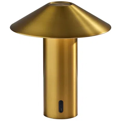 Adesso Pina Led Cordless Table Lamp- Antique Brass