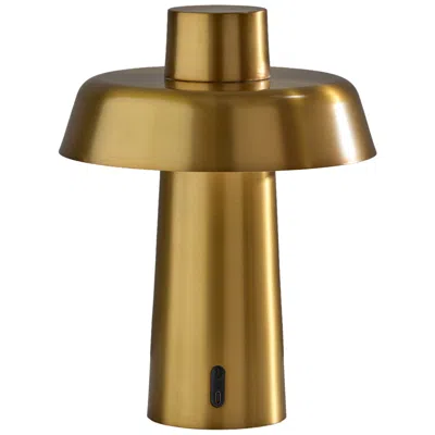 Adesso Pirlo Led Cordless Table Lamp- Antique Brass