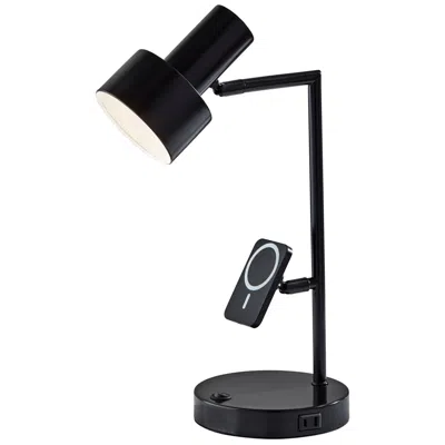 Adesso Rowe Supercharger Desk Lamp- Black