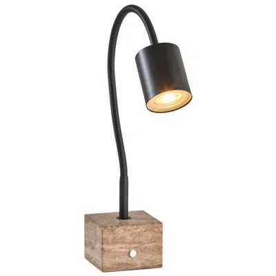 Adesso Rutherford Led Desk Lamp - Black In Multi