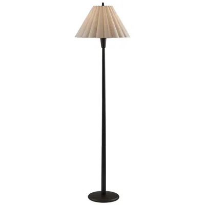 Adesso Scallop Floor Lamp- Black