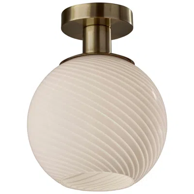 Adesso Swirl Flush Mount