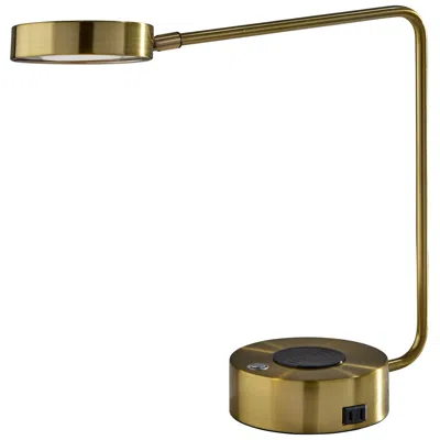 Adesso Viper Supercharger Led Desk Lamp- Antique Brass