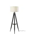 Adesso Warren Shelf Lamp In Black