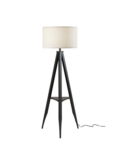 Adesso Warren Shelf Lamp In Black