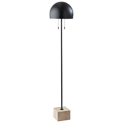 Adesso Wilder Floor Lamp - Black In Multi