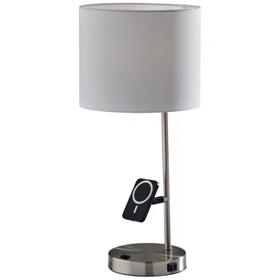 Adesso Wyatt Supercharger Desk Lamp- Steel