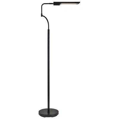 Adesso Zane Led Floor Lamp W. Smart Switch - Black