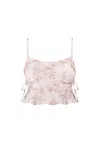 Adete Camelia Bralette In Summer Faded Floral In Multi