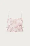 Adete Camelia Bralette In Summer Faded Floral In Multi