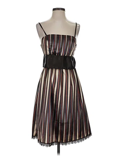 Pre-owned Adhoc Cocktail Dress In Brown