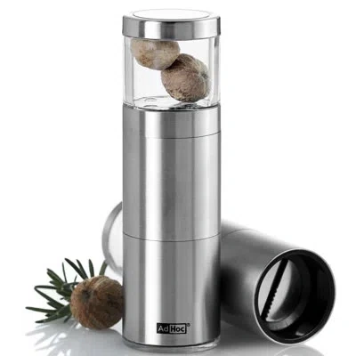 Adhoc Muskatino Stainless Steel Nutmeg Mill Nut Grinder