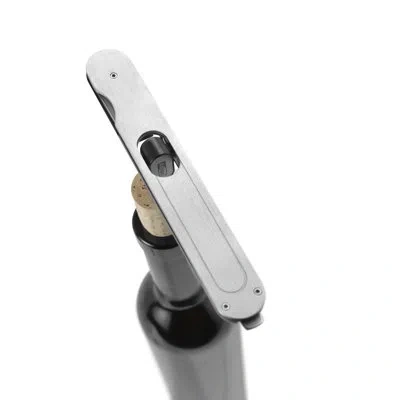 Adhoc Push Pull Wine Opener Cork Screw In White