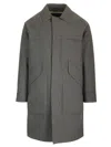 Adhoconcept Work Trench Jackets Grey