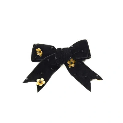 Adiba Lucille French Barrette In Black