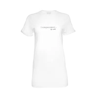 Adiba Women's Independent White Long Tee