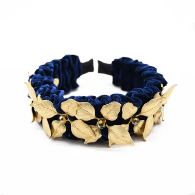 Adiba Women's Royal Blue Goddess Handmade Headband