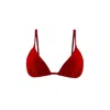 Adicora Red Rari Women's Bikini Top In Red