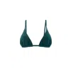 Adicora Women's Blue Islero Bikini Top In Blue