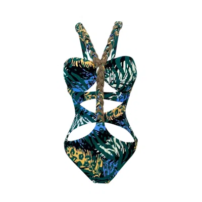 Adicora Women's Faena One Piece Bathing Suit In Blue