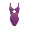 Adicora Women's Pink / Purple Moxy One Piece Bathing Suit In Pink/purple