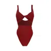 Adicora Women's Red Dune One Piece Bathing Suit In Red