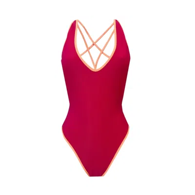 Adicora Women's Tutti One Piece Bathing Suit In Red