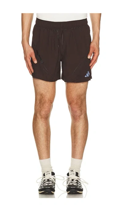 Adidas By Song For The Mute Running Shorts In Brown