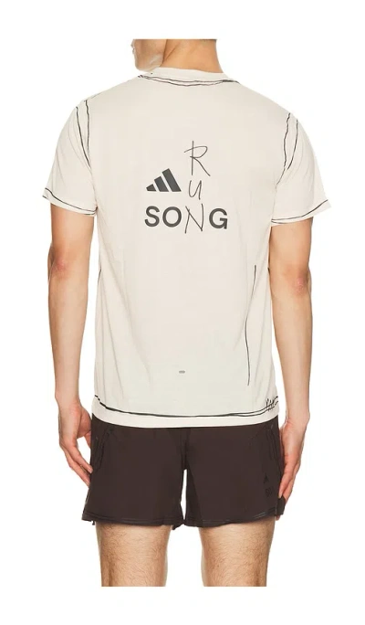 Adidas By Song For The Mute Running Tee In White