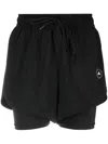 Adidas By Stella Mccartney 2 In 1 Shorts