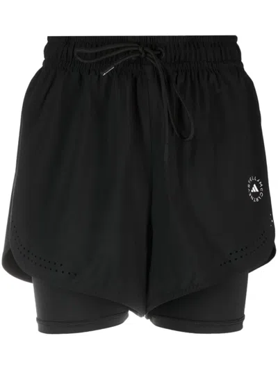 Adidas By Stella Mccartney 2 In 1 Shorts In Black