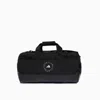 Adidas By Stella Mccartney Belt Bag Adjustable Strap Front Pocket Mesh Panels In Black White