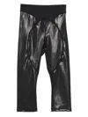 Adidas By Stella Mccartney Black Metallic Panelled Trousers In Black