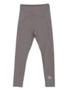 Adidas By Stella Mccartney 7/8 Circular-panel Performance Leggings In Gold