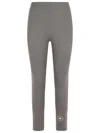 Adidas By Stella Mccartney Heart-shaped Panelled Trousers In Gray