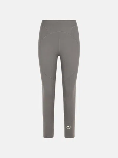 Adidas By Stella Mccartney '7/8' Grey Polyamide Blend Leggings In Gray