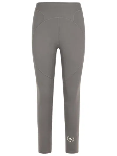 Adidas By Stella Mccartney '7/8' Grey Polyamide Blend Leggings In Gray