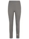 Adidas By Stella Mccartney Heart-shaped Panelled Trousers In Gray