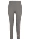 Adidas By Stella Mccartney Heart-shaped Panelled Trousers In Gray