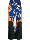 Adidas By Stella Mccartney + Terrex Truenature Printed Ski Pants In Blue