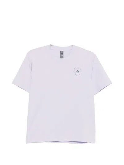 Adidas By Stella Mccartney Adidas By Stella Mc Cartney Logo T Shirt In Purple