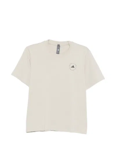 Adidas By Stella Mccartney Adidas By Stella Mc Cartney Logo T Shirt In White