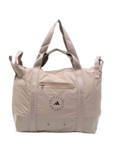 Adidas By Stella Mccartney Adidas By Stella Mc Cartney Logo Tote Bag In Brown