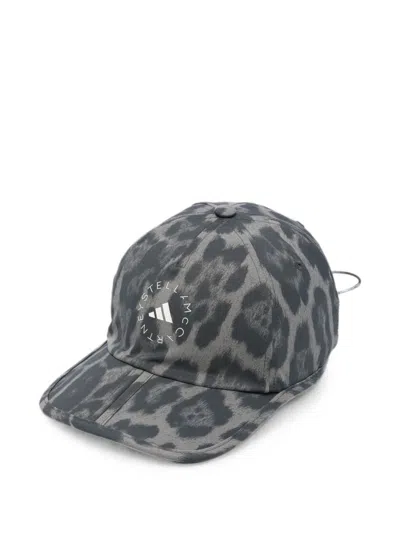 Adidas By Stella Mccartney Adidas By Stella Mc Cartney Printed Baseball Cap In Gray