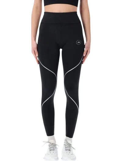 Adidas By Stella Mccartney Stylish High-waisted Trousers For Women In Black